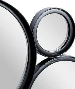 Grayson Lane 52-in L X 23.88-in W Contemporary Round Black Framed Wall Mirror -GRAYSON LANE shop 330901918 AlternateImage3 l