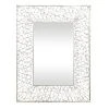 Grayson Lane 42.5-in L X 32.5-in W Industrial Rectangle Silver Framed Wall Mirror