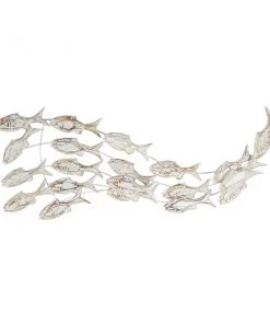 Grayson Lane 17-in H x 45-in W White Wood Coastal Fish Wall Accent -GRAYSON LANE shop 330901922 AlternateImage7 l