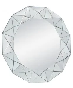 Grayson Lane 39.5-in L X 39.5-in W Glam Round Silver Framed Wall Mirror -GRAYSON LANE shop 330901925 AlternateImage5 l