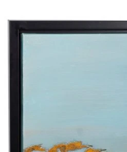 Grayson Lane Black Wood Framed 19-in H x 71-in W Birds Blue Canvas Painting -GRAYSON LANE shop 330901931 AlternateImage4 l