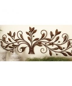 Grayson Lane 14-in H x 47-in W Brown Metal Traditional Floral and Botanical Wall Accent -GRAYSON LANE shop 330901932 AlternateImage3 l