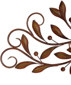 Grayson Lane 14-in H x 47-in W Brown Metal Traditional Floral and Botanical Wall Accent -GRAYSON LANE shop 330901932 AlternateImage5 l