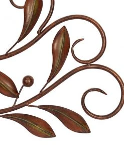 Grayson Lane 14-in H x 47-in W Brown Metal Traditional Floral and Botanical Wall Accent -GRAYSON LANE shop 330901932 AlternateImage6 l