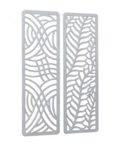 Grayson Lane 48-in H x 16-in W Grey MDF Eclectic Abstract Wall Accent - 2-Pack -GRAYSON LANE shop 330901933 AlternateImage7 l
