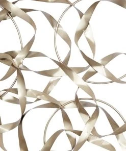 Grayson Lane 40-in H x 60-in W Silver Metal Modern/Contemporary Abstract Wall Accent -GRAYSON LANE shop 330901934 AlternateImage6 l