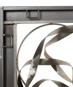 Grayson Lane 40-in H x 60-in W Silver Metal Modern/Contemporary Abstract Wall Accent -GRAYSON LANE shop 330901934 AlternateImage8 l