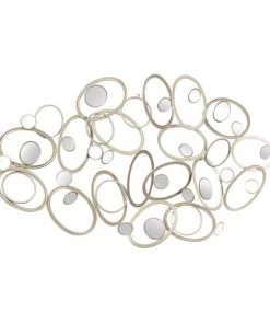 Grayson Lane 33-in H x 60-in W Silver Metal Glam Ornamental Wall Accent -GRAYSON LANE shop 330901944 AlternateImage7 l