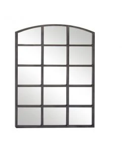 Grayson Lane 48-in L X 36-in W Industrial Arch Clear Framed Wall Mirror -GRAYSON LANE shop 330901949 AlternateImage5 l