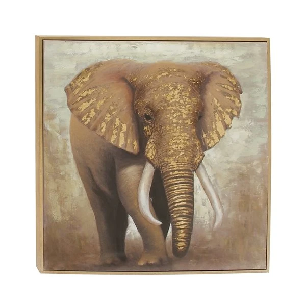 Grayson Lane Gold Wood Framed 47-in H x 47-in W Animals Canvas Print 1 Grayson Lane Gold Wood Framed 47-in H x 47-in W Animals Canvas Print