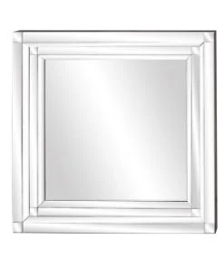 Grayson Lane 39.5-in L X 39.38-in W Glam Square Clear Framed Wall Mirror -GRAYSON LANE shop 330901963 AlternateImage5 l