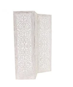 Grayson Lane 3-Panel White Mango Wood Folding Farmhouse Style Room Divider -GRAYSON LANE shop 330901968 AlternateImage5 l