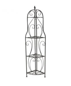 Grayson Lane 11-in D x 17-in W x 60-in H 4-Tier Decorative Metal Shelves -GRAYSON LANE shop 330901969 AlternateImage5 l