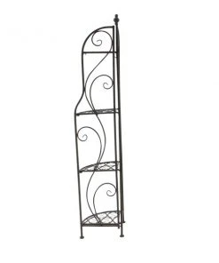 Grayson Lane 11-in D x 17-in W x 60-in H 4-Tier Decorative Metal Shelves -GRAYSON LANE shop 330901969 AlternateImage6 l