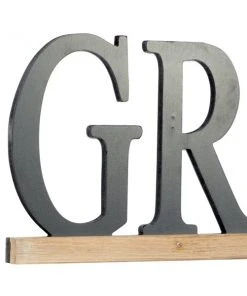 Grayson Lane 9.5-in H x 48-in W Black Metal Traditional Words and Text Wall Accent -GRAYSON LANE shop 330901970 AlternateImage5 l