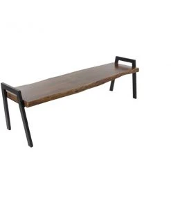 Grayson Lane Industrial Brown/Black Accent Bench -GRAYSON LANE shop 330901971 AlternateImage5 l