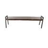 Grayson Lane Industrial Brown/Black Accent Bench