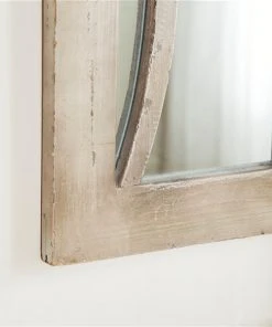 Grayson Lane 44-in L X 36-in W Vintage Arch Cream Framed Wall Mirror -GRAYSON LANE shop 330901972 AlternateImage2 l