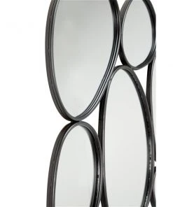 Grayson Lane 35.25-in L X 54-in W Contemporary Oval Black Framed Wall Mirror -GRAYSON LANE shop 330901973 AlternateImage3 l