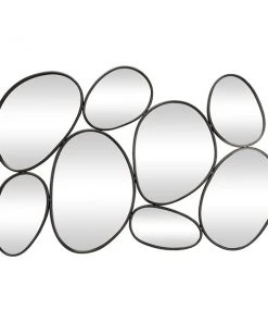 Grayson Lane 35.25-in L X 54-in W Contemporary Oval Black Framed Wall Mirror -GRAYSON LANE shop 330901973 AlternateImage5 l