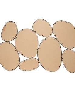 Grayson Lane 35.25-in L X 54-in W Contemporary Oval Black Framed Wall Mirror -GRAYSON LANE shop 330901973 AlternateImage7 l