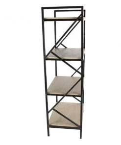 Grayson Lane 15-in D x 25-in W x 56-in H 4-Tier Decorative Wood Shelves -GRAYSON LANE shop 330901979 AlternateImage5 l