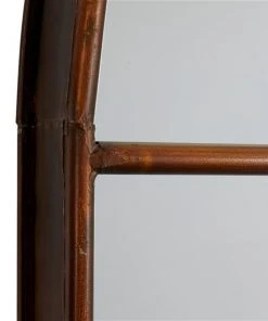 Grayson Lane 56.25-in L X 34.13-in W Traditional Arch Brown Framed Wall Mirror -GRAYSON LANE shop 330901980 AlternateImage3 l