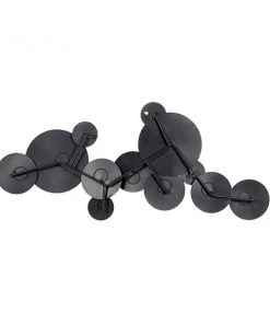 Grayson Lane 19.5-in H x 42-in W Black Metal Modern/Contemporary Abstract Wall Accent -GRAYSON LANE shop 330901986 AlternateImage8 l