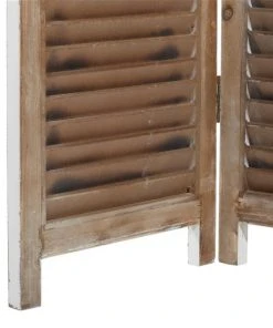 Grayson Lane 3-Panel Cream Wood Folding Farmhouse Style Room Divider -GRAYSON LANE shop 330901989 AlternateImage3 l