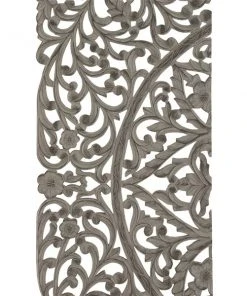 Grayson Lane 72-in H x 23.88-in W Grey Wood Traditional Floral and Botanical Wall Accent - 3-Pack -GRAYSON LANE shop 330901996 AlternateImage5 l