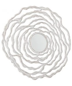 Grayson Lane 45-in L X 45-in W Coastal Round White Framed Wall Mirror -GRAYSON LANE shop 330901997 AlternateImage5 l