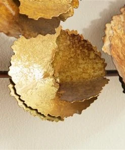 Grayson Lane 22-in H x 62-in W Gold Metal Modern/Contemporary Ornamental Wall Accent -GRAYSON LANE shop 330901998 AlternateImage5 l