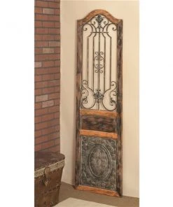 Grayson Lane 72-in H x 19-in W Brown Wood and Metal Ornamental Wall Accent -GRAYSON LANE shop 330902000 AlternateImage3 l