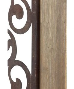 Grayson Lane 46-in H x 26-in W Brown Metal and Wood Ornamental Wall Accent -GRAYSON LANE shop 330902001 AlternateImage5 l