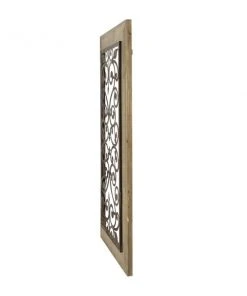 Grayson Lane 46-in H x 26-in W Brown Metal and Wood Ornamental Wall Accent -GRAYSON LANE shop 330902001 AlternateImage7 l