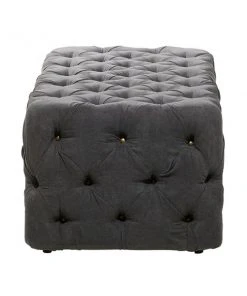 Grayson Lane Vintage Grey Tufted Wood Accent Bench -GRAYSON LANE shop 330902002 AlternateImage5 l