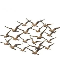 Grayson Lane 27-in H x 48-in W Gold Metal Coastal Animals Wall Accent -GRAYSON LANE shop 330902016 AlternateImage7 l