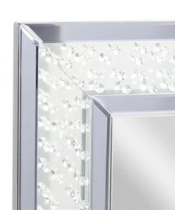 Grayson Lane 47.25-in L X 31.5-in W Glam Rectangle Blue Framed Wall Mirror -GRAYSON LANE shop 330902020 AlternateImage3 l