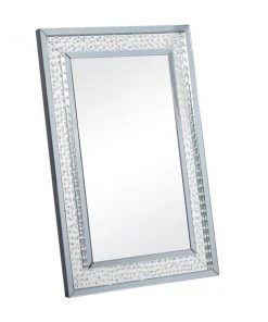 Grayson Lane 47.25-in L X 31.5-in W Glam Rectangle Blue Framed Wall Mirror -GRAYSON LANE shop 330902020 AlternateImage5 l