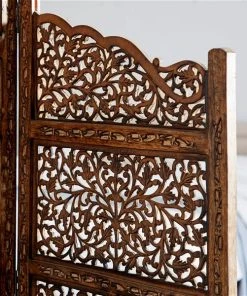 Grayson Lane 4-Panel Brown Wood Traditional Style Folding Room Divider -GRAYSON LANE shop 330902022 AlternateImage2 l