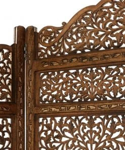 Grayson Lane 4-Panel Brown Wood Traditional Style Folding Room Divider -GRAYSON LANE shop 330902022 AlternateImage4 l