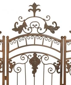 Grayson Lane 5-Panel Brown Metal Folding Eclectic Style Room Divider -GRAYSON LANE shop 330902024 AlternateImage3 l