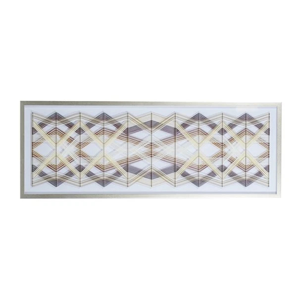 Grayson Lane Silver Wood Framed 59.5-in H x 22-in W Abstract Canvas Hand-Painted 3D Art 1 Grayson Lane Silver Wood Framed 59.5-in H x 22-in W Abstract Canvas Hand-Painted 3D Art