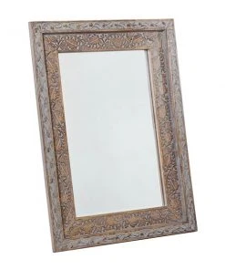 Grayson Lane 48-in L X 35.5-in W Vintage Rectangle Brown Framed Wall Mirror -GRAYSON LANE shop 330902034 AlternateImage5 l
