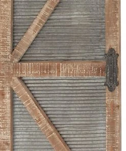 Grayson Lane 67-in H x 25-in W Grey Wood Farmhouse/Rustic Abstract Wall Accent -GRAYSON LANE shop 330902037 AlternateImage6 l