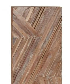 Grayson Lane 56-in H x 20-in W Brown Recycled Teak Farmhouse/Rustic Abstract Wall Accent -GRAYSON LANE shop 330902040 AlternateImage5 l
