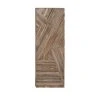 Grayson Lane 56-in H x 20-in W Brown Recycled Teak Farmhouse/Rustic Abstract Wall Accent