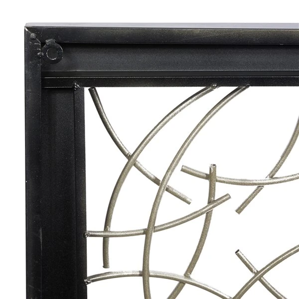 Grayson Lane 48-in H x 16-in W Black Metal Modern/Contemporary Abstract Wall Accent 5 Grayson Lane 48-in H x 16-in W Black Metal Modern/Contemporary Abstract Wall Accent - Image 5