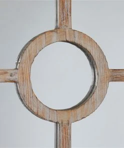 Grayson Lane 71.88-in L X 22.88-in W Coastal Arch Brown Framed Wall Mirror -GRAYSON LANE shop 330902051 AlternateImage4 l