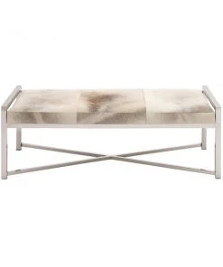 Grayson Lane Contemporary Beige Accent Bench